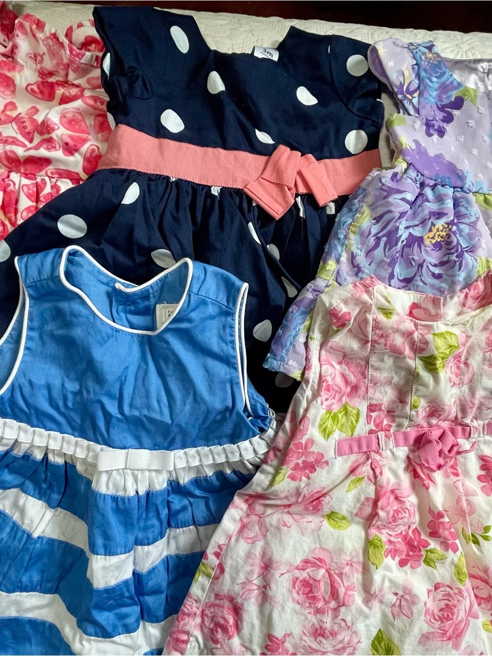 Dress Bundle (5 Piece) - 0-3M/3M -Carter's, Children's Place etc